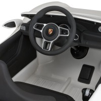 Coche a batería Porsche 911 6V injusa blanco