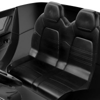 Coche eléctrico Porsche Cayenne S 12V negro con licencia oficial